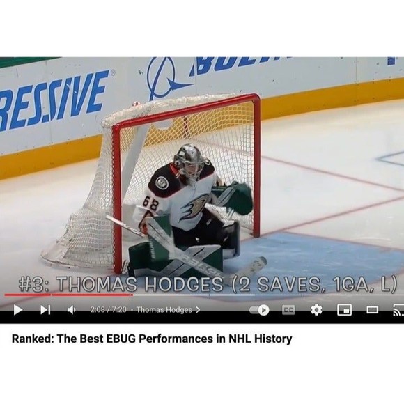 NWT Authentic NHL Anaheim Ducks Adidas Away Hockey Jersey EBUG Tom Hodges 68 3XL - Picture 4 of 12